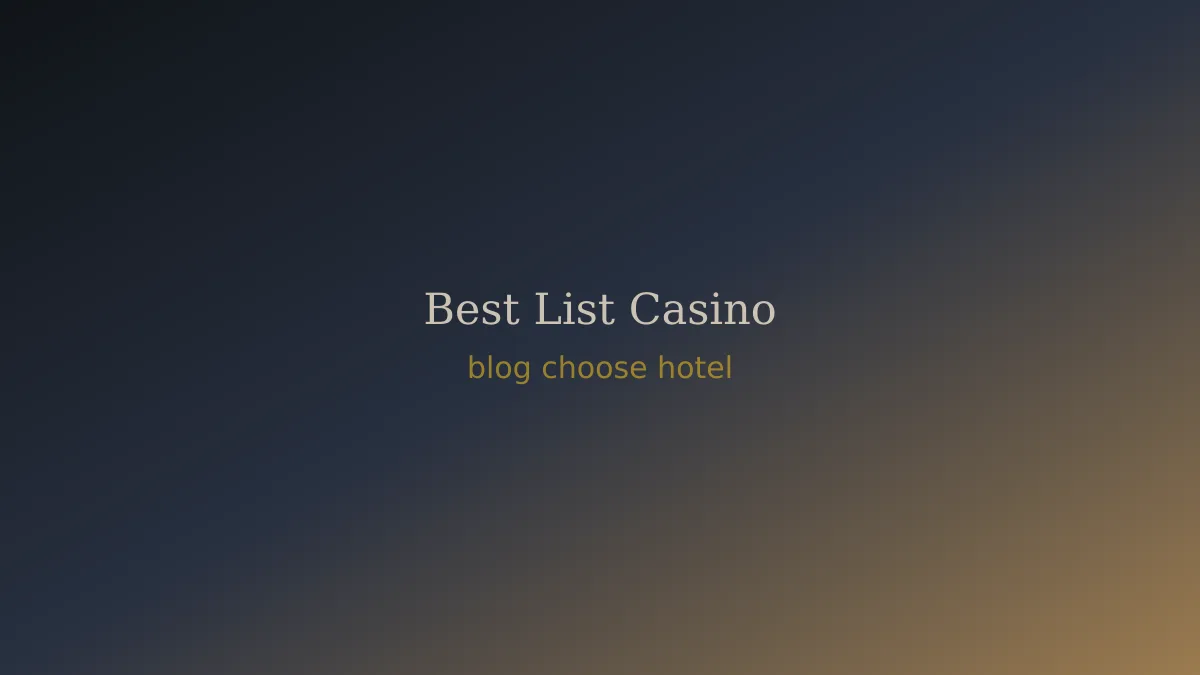 Traveller reviewing casino hotel options on a tablet