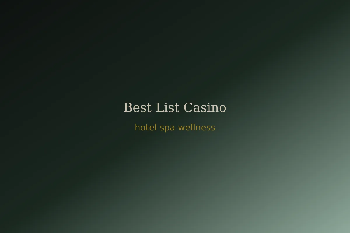 Morning wellness experience at a casino resort spa
